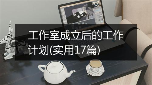 工作室成立后的工作计划(实用17篇)