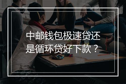中邮钱包极速贷还是循环贷好下款？