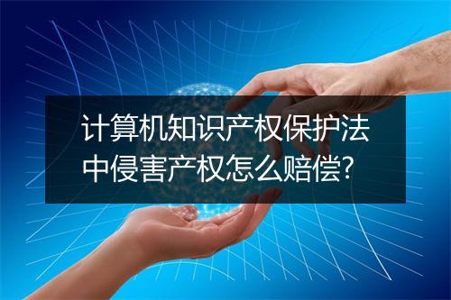 计算机知识产权保护法中侵害产权怎么赔偿?