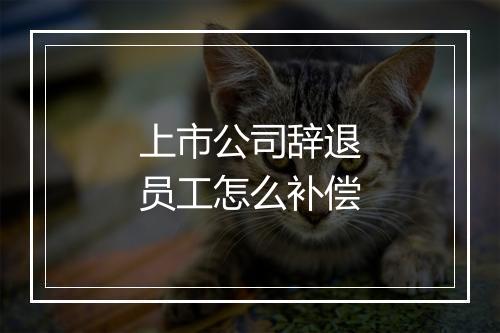 上市公司辞退员工怎么补偿