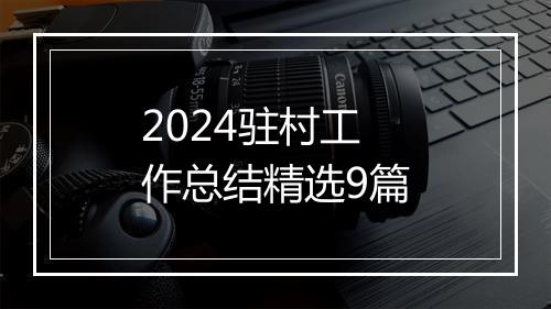 2024驻村工作总结精选9篇