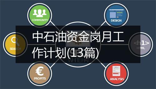 中石油资金岗月工作计划(13篇)