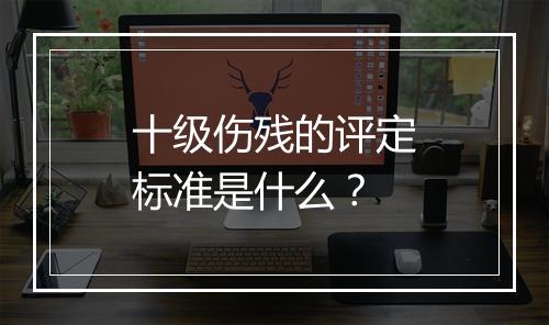十级伤残的评定标准是什么？