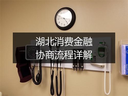 湖北消费金融协商流程详解
