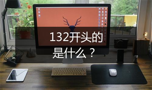 132开头的 是什么？