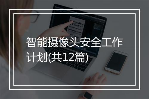 智能摄像头安全工作计划(共12篇)