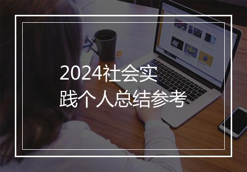 2024社会实践个人总结参考