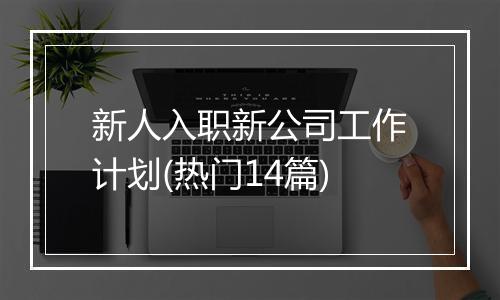 新人入职新公司工作计划(热门14篇)