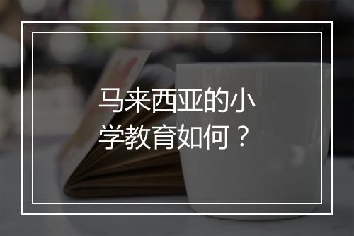马来西亚的小学教育如何？