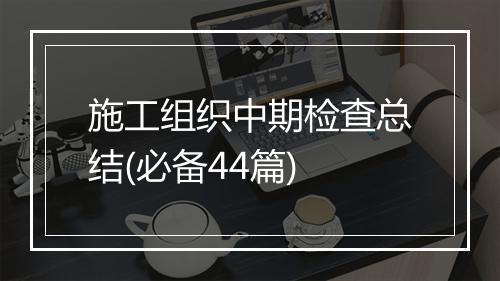 施工组织中期检查总结(必备44篇)