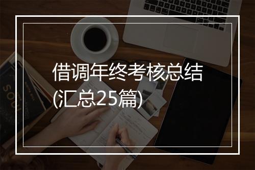 借调年终考核总结(汇总25篇)