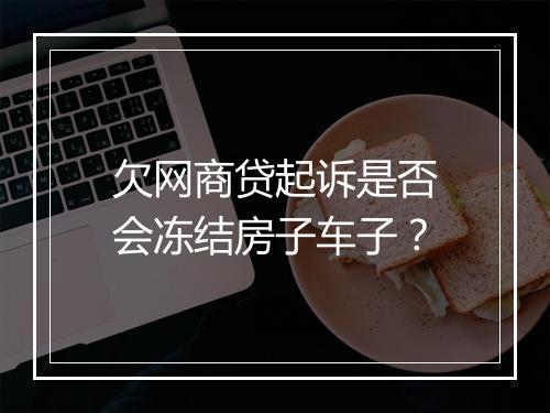 欠网商贷起诉是否会冻结房子车子？
