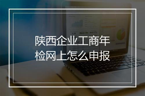 陕西企业工商年检网上怎么申报