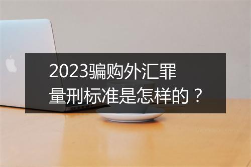 2023骗购外汇罪量刑标准是怎样的？