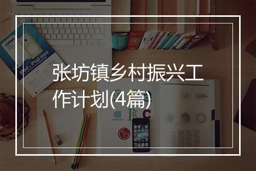 张坊镇乡村振兴工作计划(4篇)