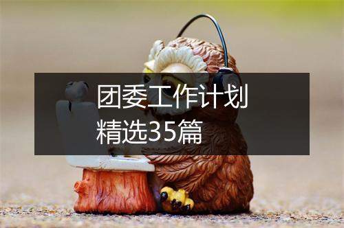 团委工作计划精选35篇