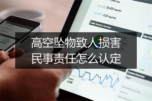 高空坠物致人损害民事责任怎么认定