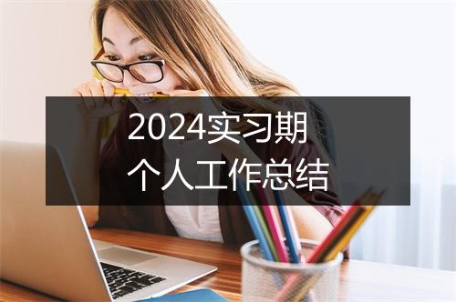 2024实习期个人工作总结