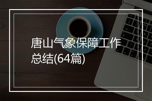 唐山气象保障工作总结(64篇)