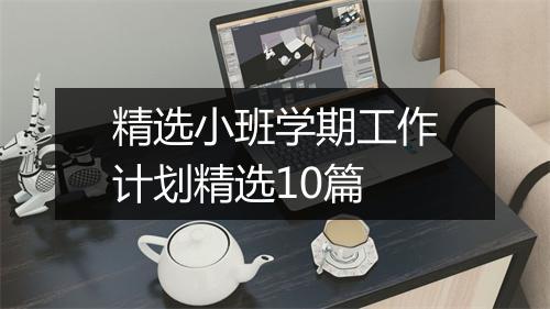 精选小班学期工作计划精选10篇