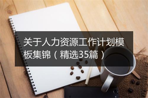 关于人力资源工作计划模板集锦（精选35篇）