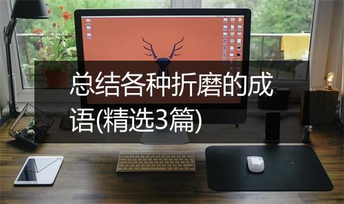 总结各种折磨的成语(精选3篇)