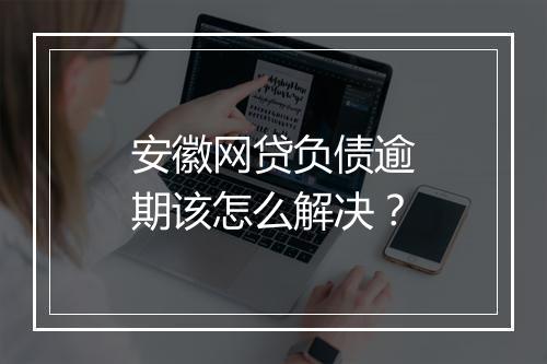 安徽网贷负债逾期该怎么解决？