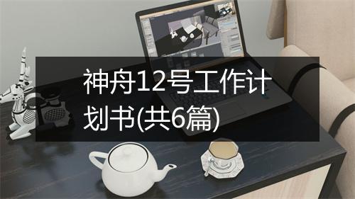 神舟12号工作计划书(共6篇)