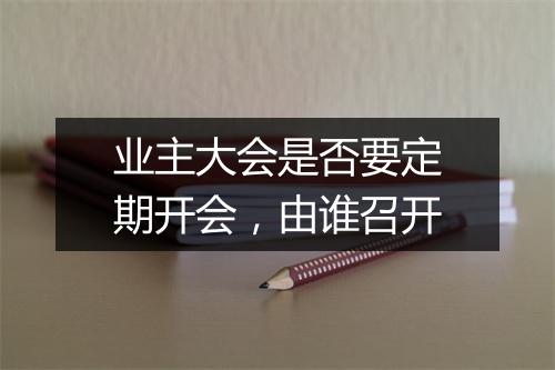 业主大会是否要定期开会，由谁召开