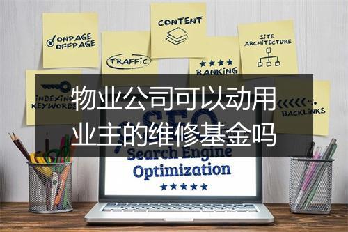 物业公司可以动用业主的维修基金吗