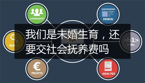 我们是未婚生育，还要交社会抚养费吗