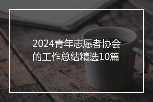 2024青年志愿者协会的工作总结精选10篇