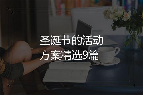 圣诞节的活动方案精选9篇