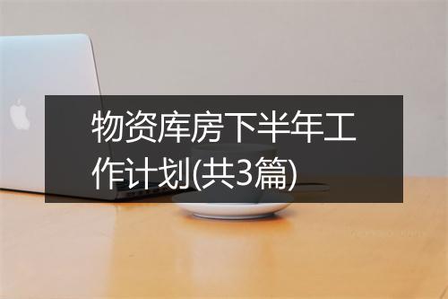 物资库房下半年工作计划(共3篇)