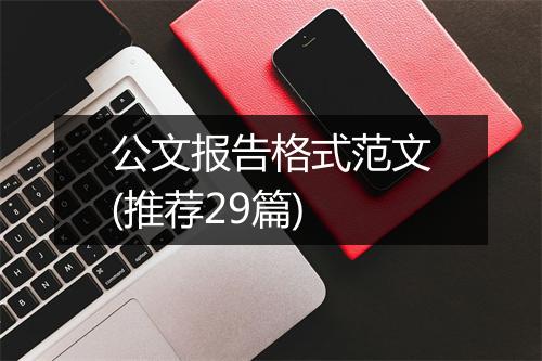 公文报告格式范文(推荐29篇)