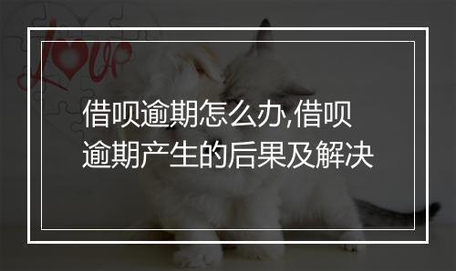 借呗逾期怎么办,借呗逾期产生的后果及解决