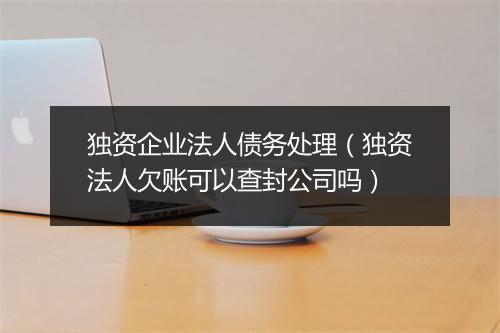独资企业法人债务处理（独资法人欠账可以查封公司吗）