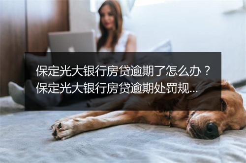 保定光大银行房贷逾期了怎么办？保定光大银行房贷逾期处罚规定