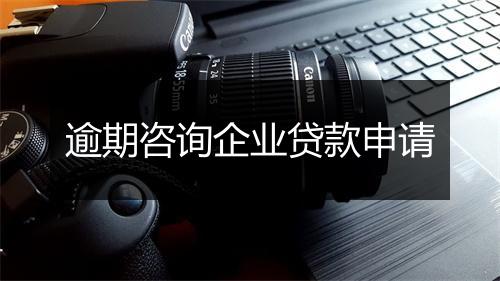 逾期咨询企业贷款申请