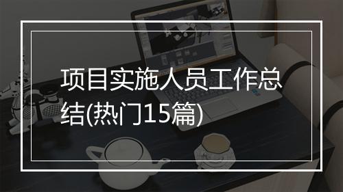项目实施人员工作总结(热门15篇)
