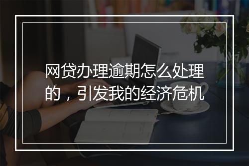 网贷办理逾期怎么处理的，引发我的经济危机