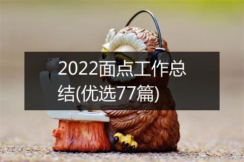 2022面点工作总结(优选77篇)