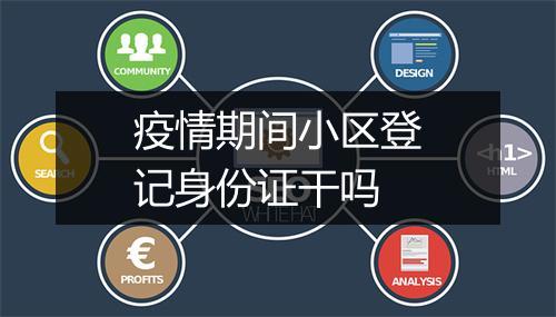 疫情期间小区登记身份证干吗