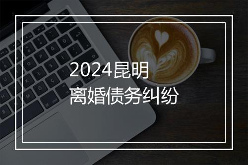 2024昆明离婚债务纠纷