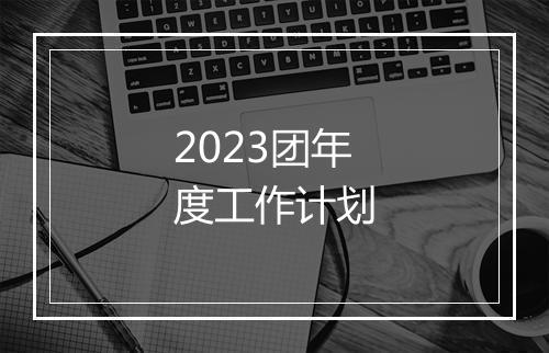 2023团年度工作计划