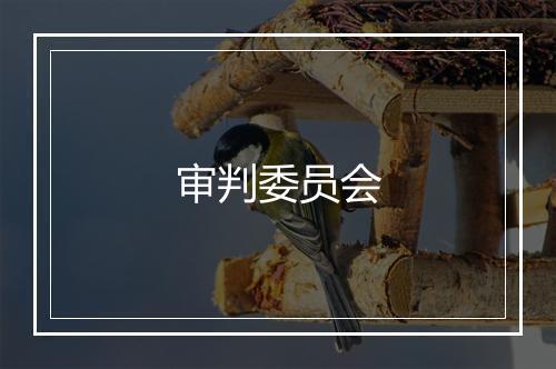 审判委员会