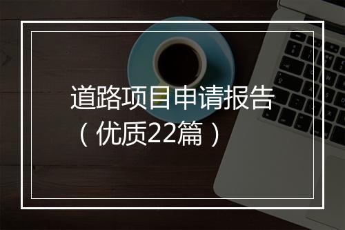 道路项目申请报告（优质22篇）