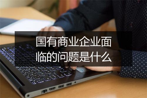 国有商业企业面临的问题是什么