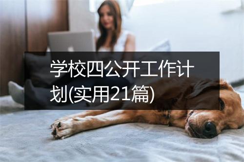 学校四公开工作计划(实用21篇)