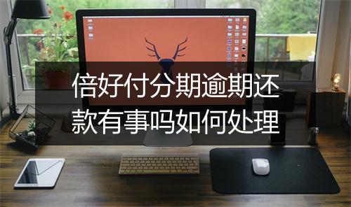 倍好付分期逾期还款有事吗如何处理